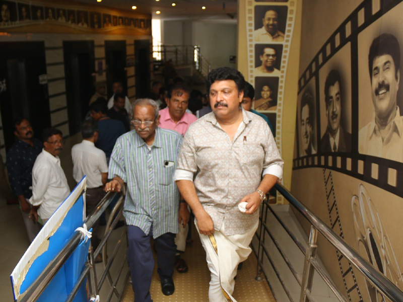 When he visited Lenin Cinemas operating at Thiruvananthapuram Thampanoor KSRTC Bus Terminal and evaluated the operations..