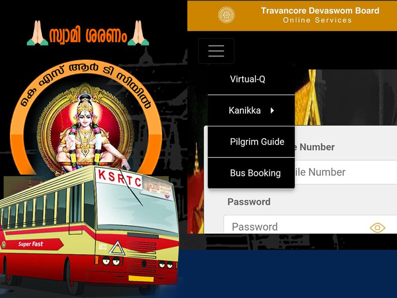 KSRTC Online Ticket with Virtual Queue