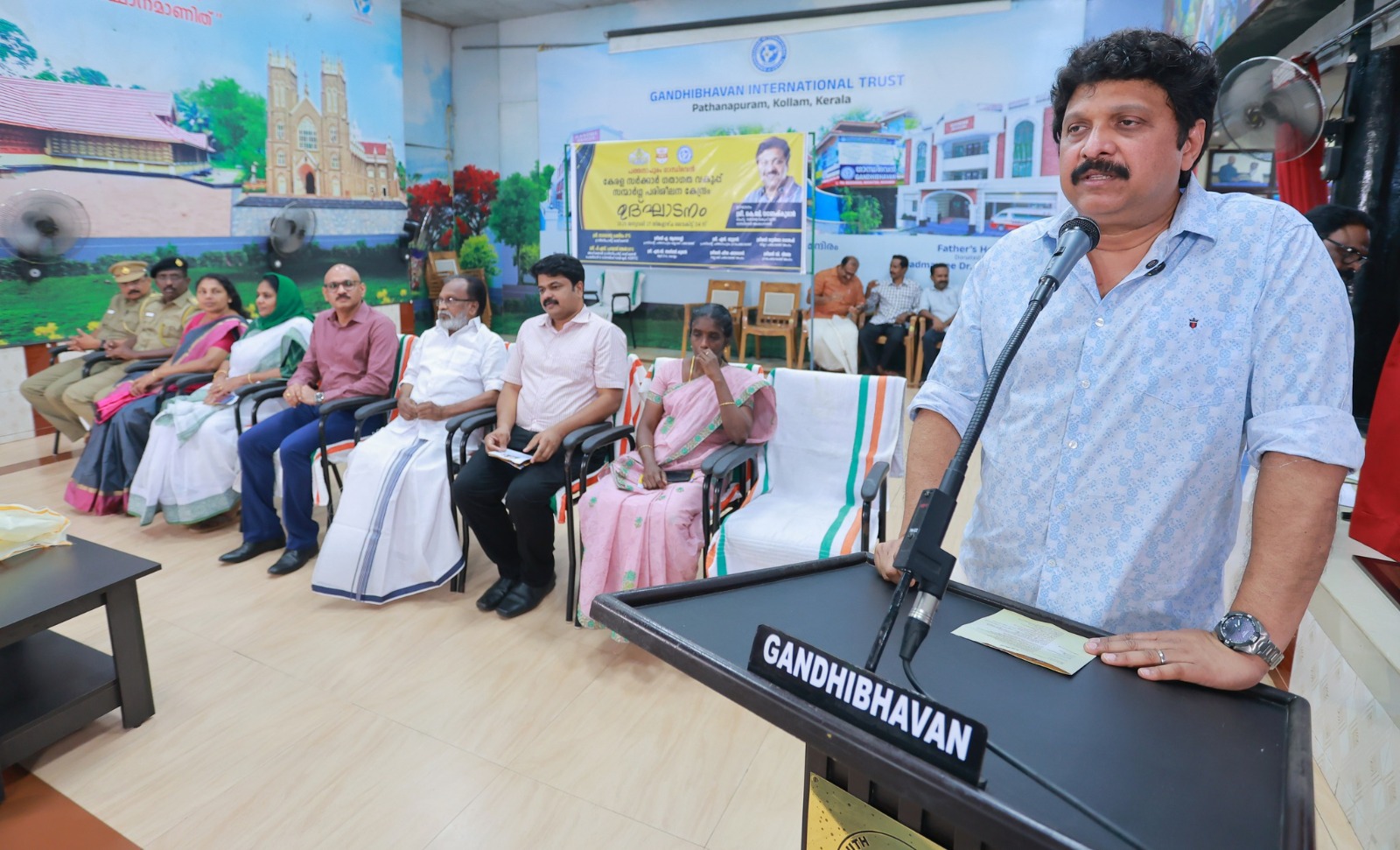 The Traffic Management Training Center of the Transport Department was inaugurated at Gandhi Bhavan, Pathanapuram.