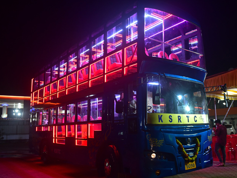 Royal View Double Ducker Bus - KSRTC's New Year gift for travelers in Munnar