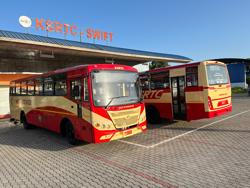 Transport Department procures new premium superfast and fast passenger buses for KSRTC